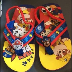 Paw Patrol 11/12 flipflops toddler boys